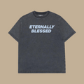 Eternally blessed Blue- Heavyweight Vintage Tee