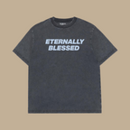 Eternally blessed Blue- Heavyweight Vintage Tee