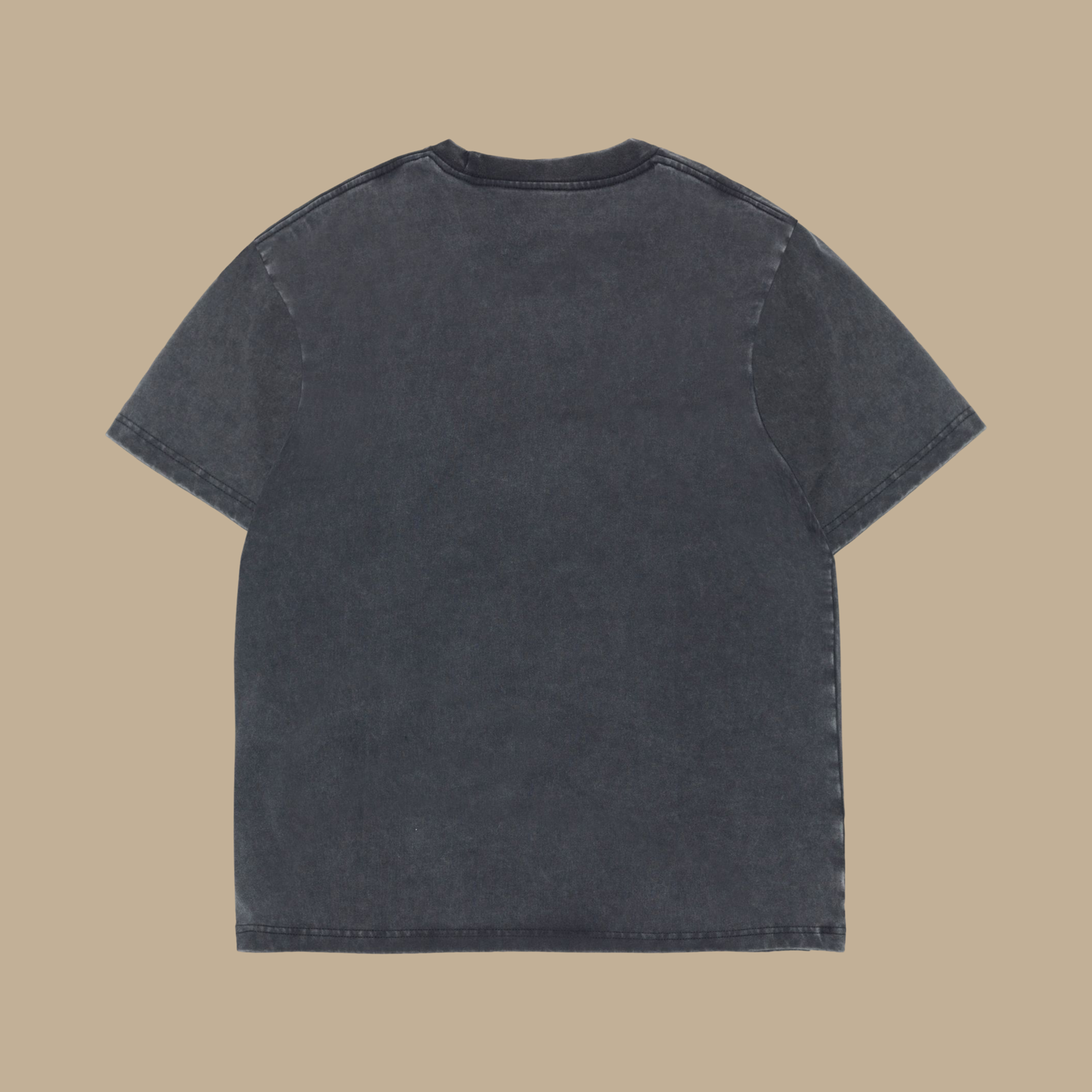 Spirit Mind Body Grey- Heavyweight Vintage Tee