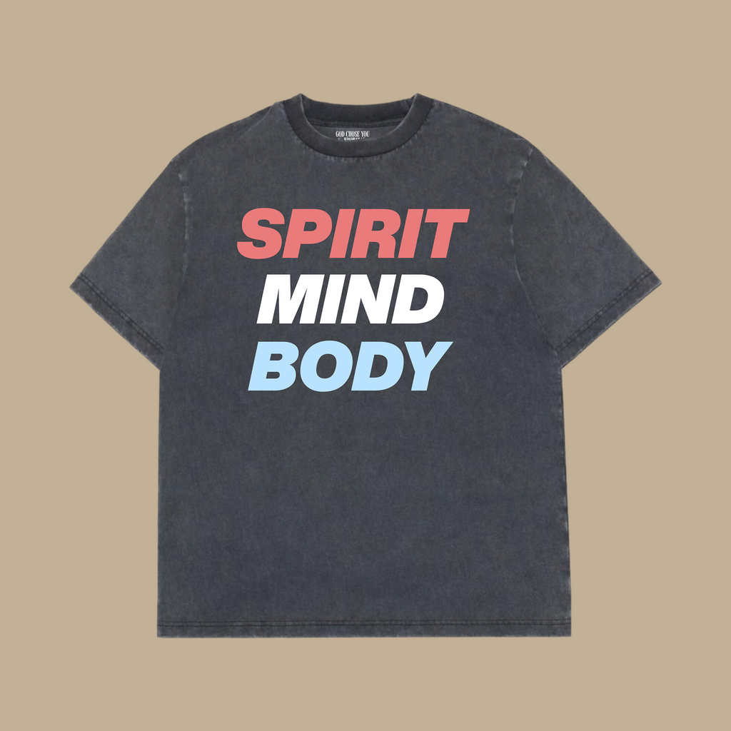 Spirit Mind Body- Heavyweight Vintage Tee