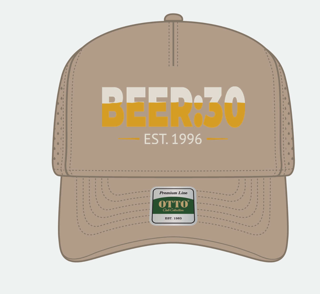 Breathable Premium Cap 2 Thread Embroidery