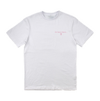 7.5oz Premium Heavyweight Tee- Pink Front + Back Print