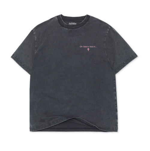 7.5oz Premium Heavyweight Tee- Pink Front + Back Print