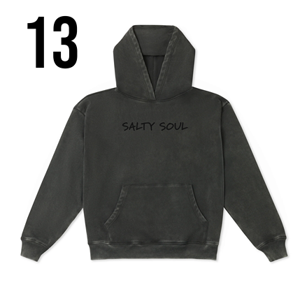 Hoodie Embroidered black (black thread)